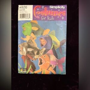 Simplicity kids fish costume